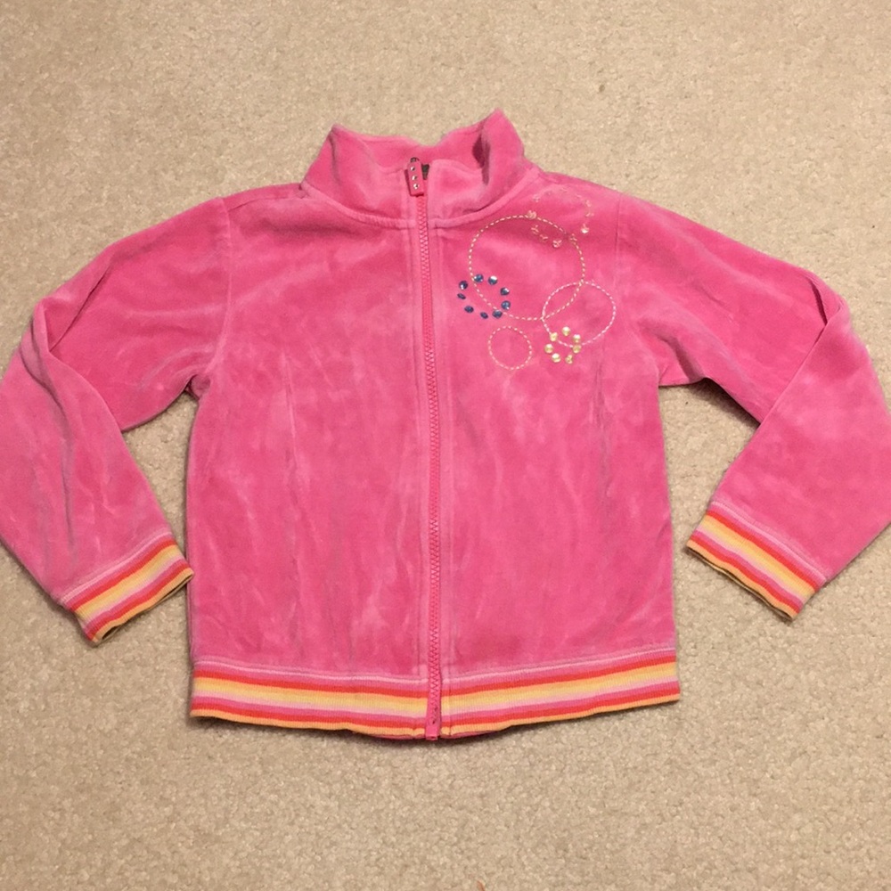 EUC Gymboree velour jacket